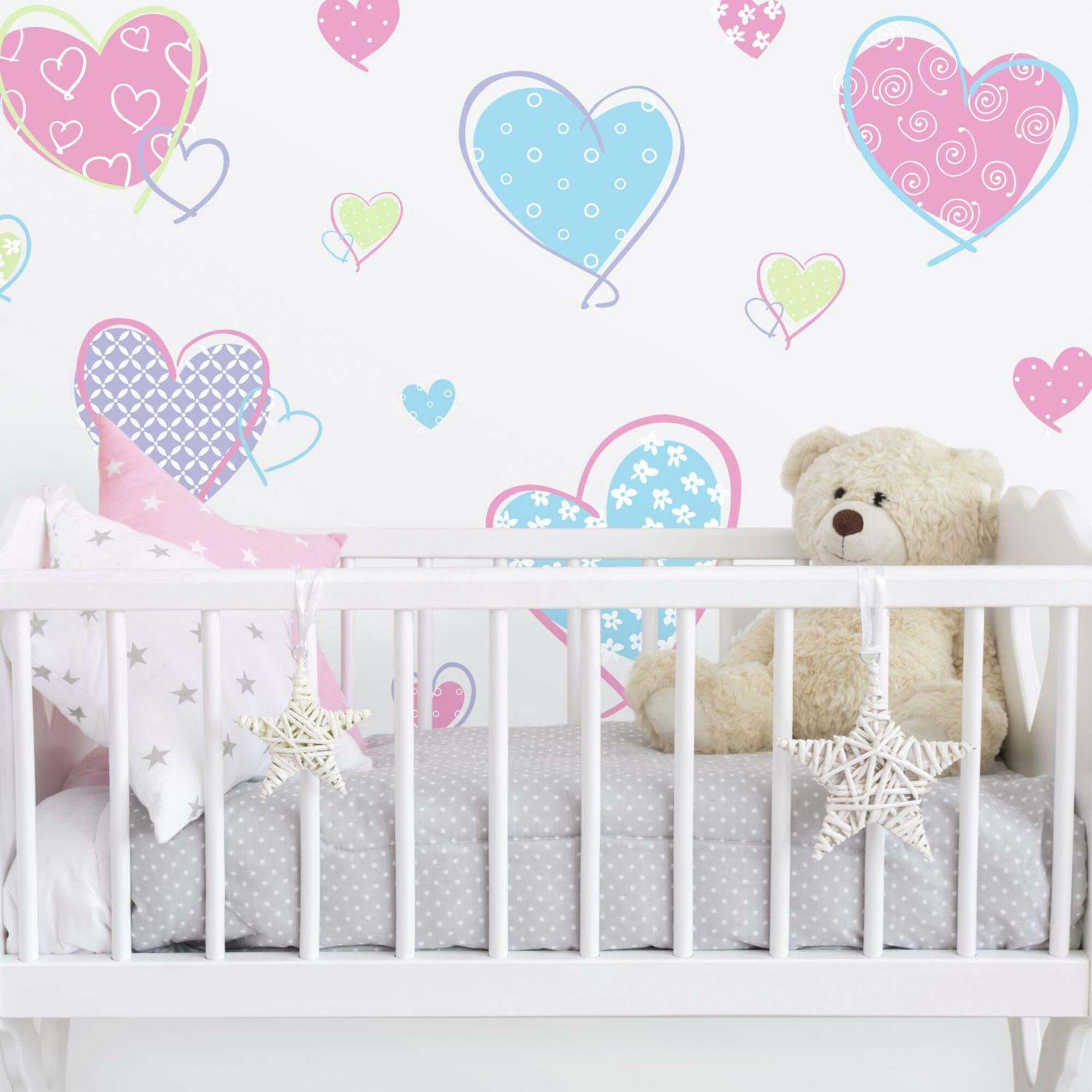 RoomMates Hearts Peel & Stick Wall Decals
